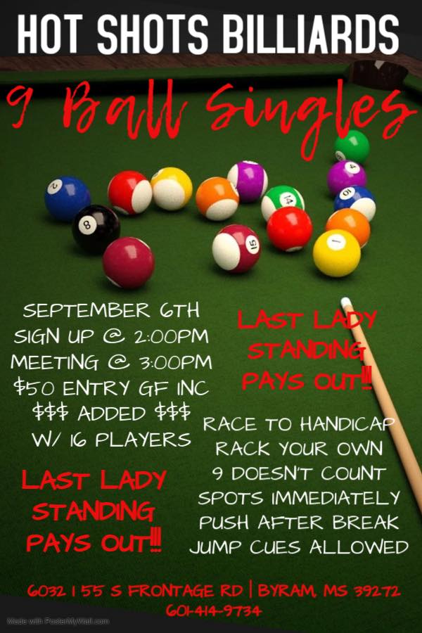 Tournament flyer / rules image